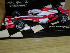 MC 1/43 スーパーアグリ　Super Aguri HONDA SA08 #19 A.DAVIDSON 