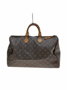 LOUIS VUITTON◆1)スピーディ40_モノグラム・キャンバス_BRW/PVC/BRW//