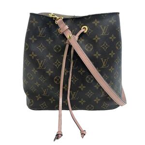 LOUIS VUITTON/ルイヴィトン ビトン M44022 ネオノエ モノグラム レザー ショルダーバッグ ブラウン レディース ブランド