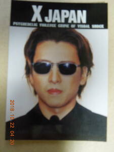 No.105 ： X JAPAN / YOSHIKI / Trading Collection Card トレーディングコレクションカード