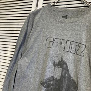 ATOT 1スタ グレー エロ 長袖 Tシャツ ロンT ガンツ GANTZ セックス キャラ 90s 00s ビンテージ 古着 ベール 卸 仕入れ