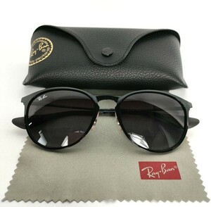 【極美品】 Ray Ban ERIKA METAL サングラス 眼鏡 メガネ ブラック 黒 通勤 通学 ビジネス メンズ レディース ユニセックス 人気 RB3539