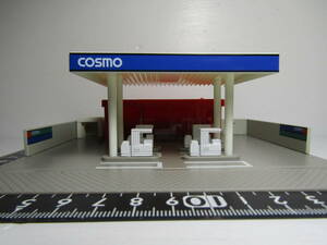 TOMIX Nゲージ ジオラマ Tomix 4068 Gas Station COSMO コスモ石油 ガソリンスタンド 1/150 トミーテック 未使用 デッドストック良品 平成