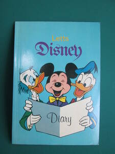 *　貴重　ヴィンテージ　Disney diary　ディズニー　ダイアリー 手帳　未使用　1997年　日記帳　スケジュール帳　レッツ社とのダブルネーム