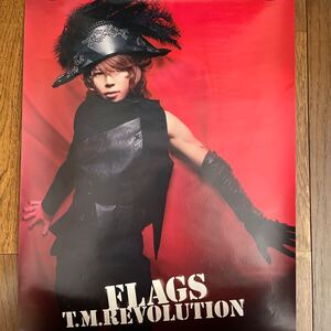 T.M.Revolution 西川貴教 さん FLAGS 購入特典 ポスター　1枚