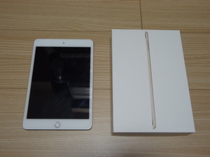 ★1円から★Apple★iPad mini 4★MK752J/A★Wi-Fi＋Cellular（セルラー）モデル★ゴールド★64GB★中古★