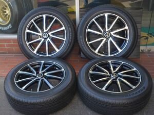 美品 18in ワーク セプティモ 18X7.0J PCD 114.3 5穴 +48 DL グランドトレック ST30 225/60R18 2020年製 9分山付 T32 エクストレイル など