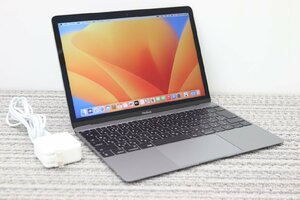 N1円♪-6【2017年！core i5】Apple / MacBook A1534(Retina,12-inch,2017) / CPU：core i5-1.3GHz / メモリ：8G / SSD：512G