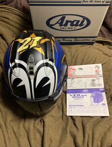 美品 アライ(Arai) バイク ヘルメット ジェットヘルメット VZ-RAM NAKASUGA21 XLサイズ 61-62cm 中須賀 レプリカモデル　