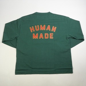 HUMAN MADE ヒューマンメイド 23AW GRAPHIC L/S T-SHIRT #5 HM26CS008 Green ロゴロンT 緑 Size 【XL】 【新古品・未使用品】 20778094