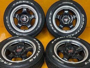 ★美品！★ RMP RACING R05HC 16in 6.5j +38 pcd139.7 グッドイヤー 215/65/16C ハイエース レジアスエース カスタム 交換用など