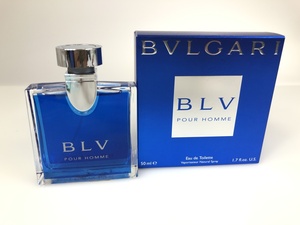 満量　ブルガリ　BVLGARI　ブルー　BLV　プールオム　オードトワレ　50ml　スプレー　YK‐2097