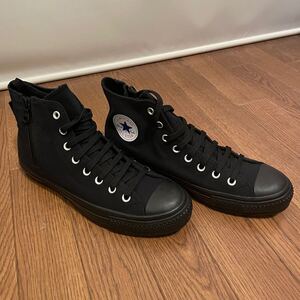 コンバース 100周年 オールスター ゴアテックス サイドジップ ハイカット 黒 27.5cm ALL STAR 100 GORE-TEX Z HI BLACK MONOCHROME US9