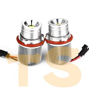 送料無料☆E39-20W | CREEチップ E87/E60/E61/E39/E63/E64/E53/E83/E39/E65/E66 BMW 20W LEDライト ホワイト エンジェルアイ イカリング