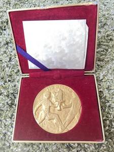 1964 オリンピック東京大会　記念コイン メダル ケース付 東京オリンピック　丹銅金メツキ