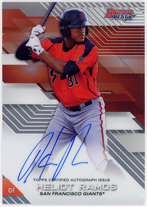 GIANTS外野▲HELIOT RAMOS/2017 BOWMAN