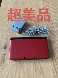 【超美品】Nintendo 3DS LL レッドタッチペン・アダプター付き