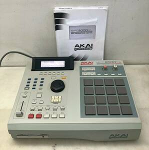 AE39405▲動作美品 AKAI アカイ MPC2000XL サンプラー soundlibrary(CD-ROM)/フロッピー/取扱説明書付 赤井電機/シーケンサー/MIDI