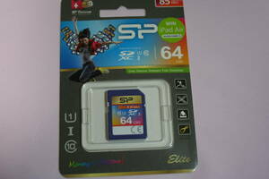 未開封・未使用品　SDXCメモリーカード　　64GB　　クラス10　（Silicon Power）