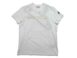 サイズXL■新品 本物保証■モンクレール/SS T-SHIRT/Tシャツ/半袖/TEE/カットソー/レディース/MONCLER/001/ホワイト/白