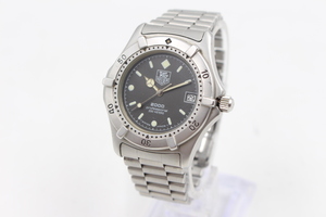 【ト足】☆ TAG HEUER professional タグホイヤー プロフェッショナル 962.006 腕時計 メンズ デイト 黒文字盤 アナログ CBZ01ZZH16