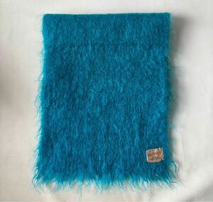 ビンテージ スコットランド製 モヘア 100% マフラー 60s70s All Mohair