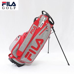 ★FILA フィラ ゴルフ スタンド キャディバッグ（レッド）8.5型 793-970 ユニセックス/スタンドバッグ★