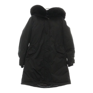 WOOLRICH ウールリッチ KEYSTONE PARKA キーストーン ファー付き ポリエステル ロング ダウンコート ブラック WWCPS2817 レディース