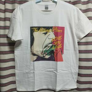 ローリングストーンズ The Rolling Stones BIGプリントTシャツ LOVE YOU LIVE【Lサイズ】新品 キースリチャーズ ミックジャガー