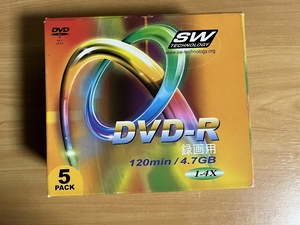 SWTECHNOLOGY/DVDーR/4.7G/120min/5枚パック