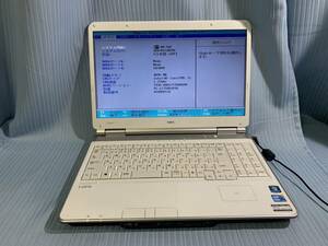 ♪♪送料無料！ジャンク　ノートPC NEC LaVie LL758/W PC-LL758WJ01W BIOS起動OK!COREi5 011A-95A786♪♪