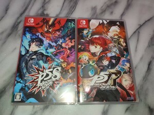 新品未開封　ペルソナ5 スクランブル ザ ファントム ストライカーズ　ペルソナ5 ザ・ロイヤル　switch