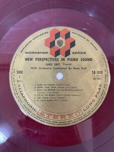 ★S311★ LP レコード NEW PERSPECTIVES IN PIANO SOUND DAVID SWIFT 赤盤 SB-1001