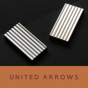 4195◆ユナイテッドアローズ◆カフス◆シルバー◆カフスボタン～カフリンクス◆上質セレクトショップ～UNITED ARROWS◆新品