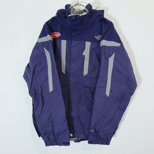 THE NORTH FACE ノースフェイス HYVENT ナイロンジャケット アウトドア キャンプ 防寒 アウター パープル ( メンズ L ) 中古 古着 M6388