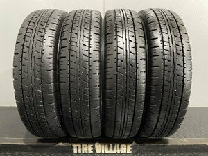 DUNLOP ENASAVE VAN01 165R14LT 6PR 14インチ 夏タイヤ 4本 21年製 バリ溝 ADバン等　(MTJ516)