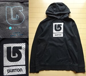 【BURTON】ロゴ スウェットパーカー ブラック SIZE:SMALL (バートン,スノーボード)