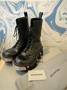 BALENCIAGA バレンシアガ BULLDOZER レースアップブーツ 36 23cm ブルドーザー 2024現行モデル 定価24万