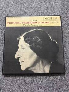 レコード/RED SEAL WANDA LANDOWSKA/バッハ/平均律クラヴィア曲集 第2巻/VICTOR RA 1004-6/国内盤・3枚 ☆ZB-16