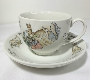 美品！Wedgwood ウェッジウッド ピーターラビット カップ＆ソーサー 1客