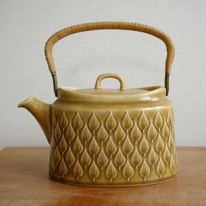 ビンテージ ニッセン デンマーク ポット NISSEN Denmark JHQ relief Tea Pot