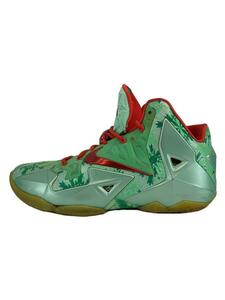 NIKE◆LEBRON XI/レブロン/グリーン/616175-301/29cm/GRN