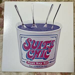 【ラス1】【12inch】【希少 レア】◆即決！◆新古品■【SUITE CHIC / Just Say So feat. VERBAL】■HIPHOP 安室奈美恵 m-flo 今井了介 GTS