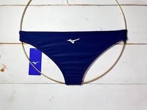 【即決】Mizuno ミズノ April Ross Tokyo 女性用 ビーチバレー ビキニ ショーツ 水着 ブルマ Navy 海外S