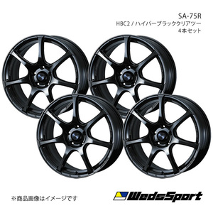 WedsSport/SA-75R バレーノ WB42S アルミホイール4本セット【17×6.5J 4-100 INSET50 HBC2】0074021×4