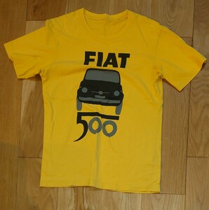 ユニクロ　半袖Tシャツ　UTコレクション　FIAT500 イエロー　サイズＳ