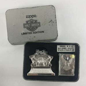 1000円〜■★着火未確認★ オイルライター ZIPPO ハーレーダビッドソン ホイール型キーホルダーホルダー付 ★okoy2689090-130★op3816