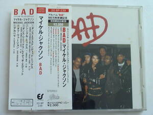 マイケル ジャクソン / BAD スペシャル リミックス エディション 税表記無2000円帯付 20・8P-239