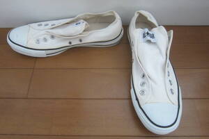 CONVERSE コンバース ALL STAR オールスター 1C239 LOW ローカットスニーカー スリッポン 白 27㎝ O2411E