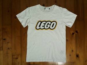 ☆微難有★ブランド不明☆レゴ☆LEGO★起毛時 プリント半袖Tシャツ　コットンTシャツ 1　白 ホワイト